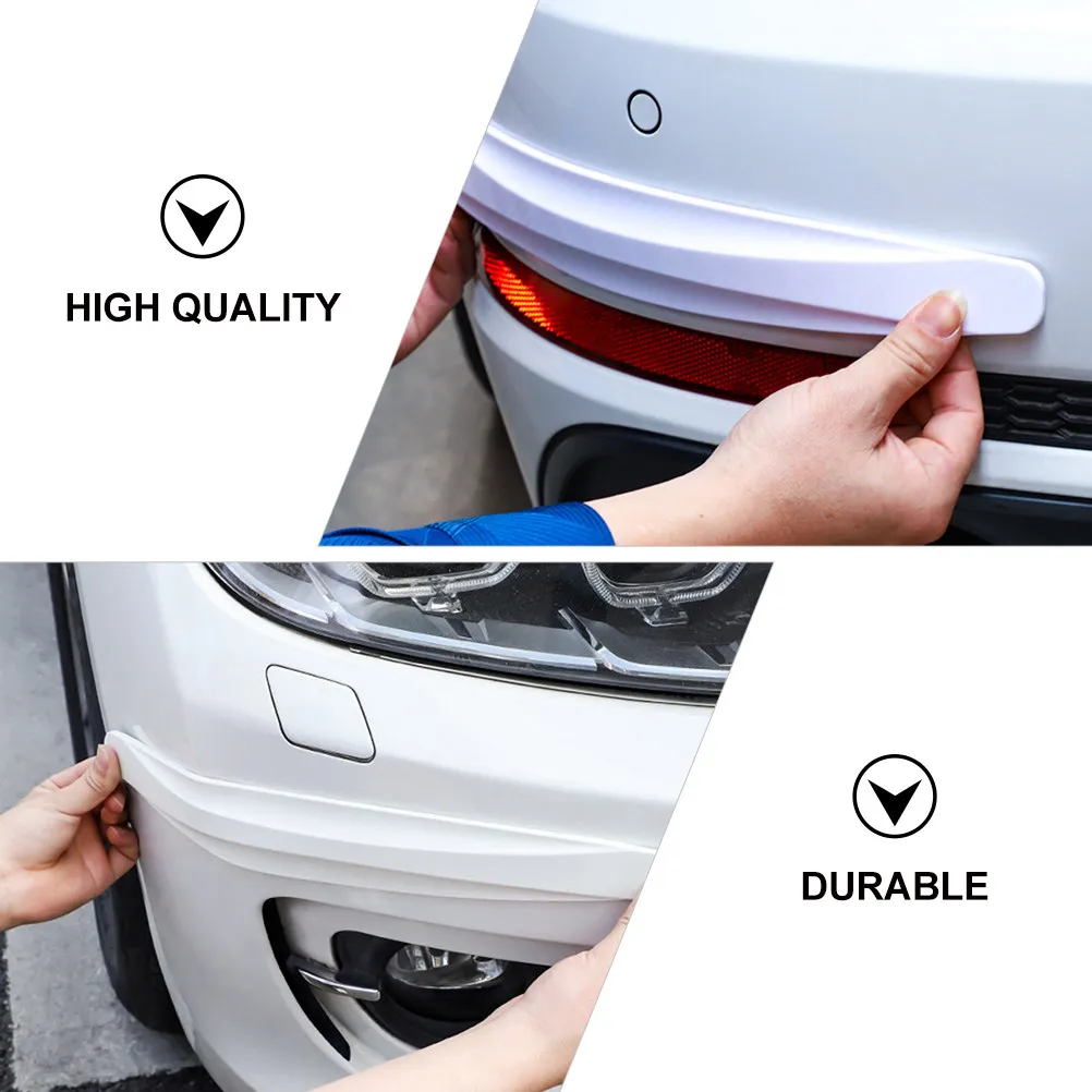 

Комплект из 4 премиальных защитных накладок на бампер, износостойкие накладки на пороги автомобиля, защита от царапин для декора бампера авто