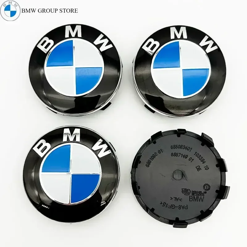 BMW GROEP 4 Stuks 56MM 68MM Auto Wiel Center Hub Cover Caps Voor BMW M M5 E39 E46 E60 E90 F01 F10 F30 G01 G20 G21 G30 G11 F15 X5 X3