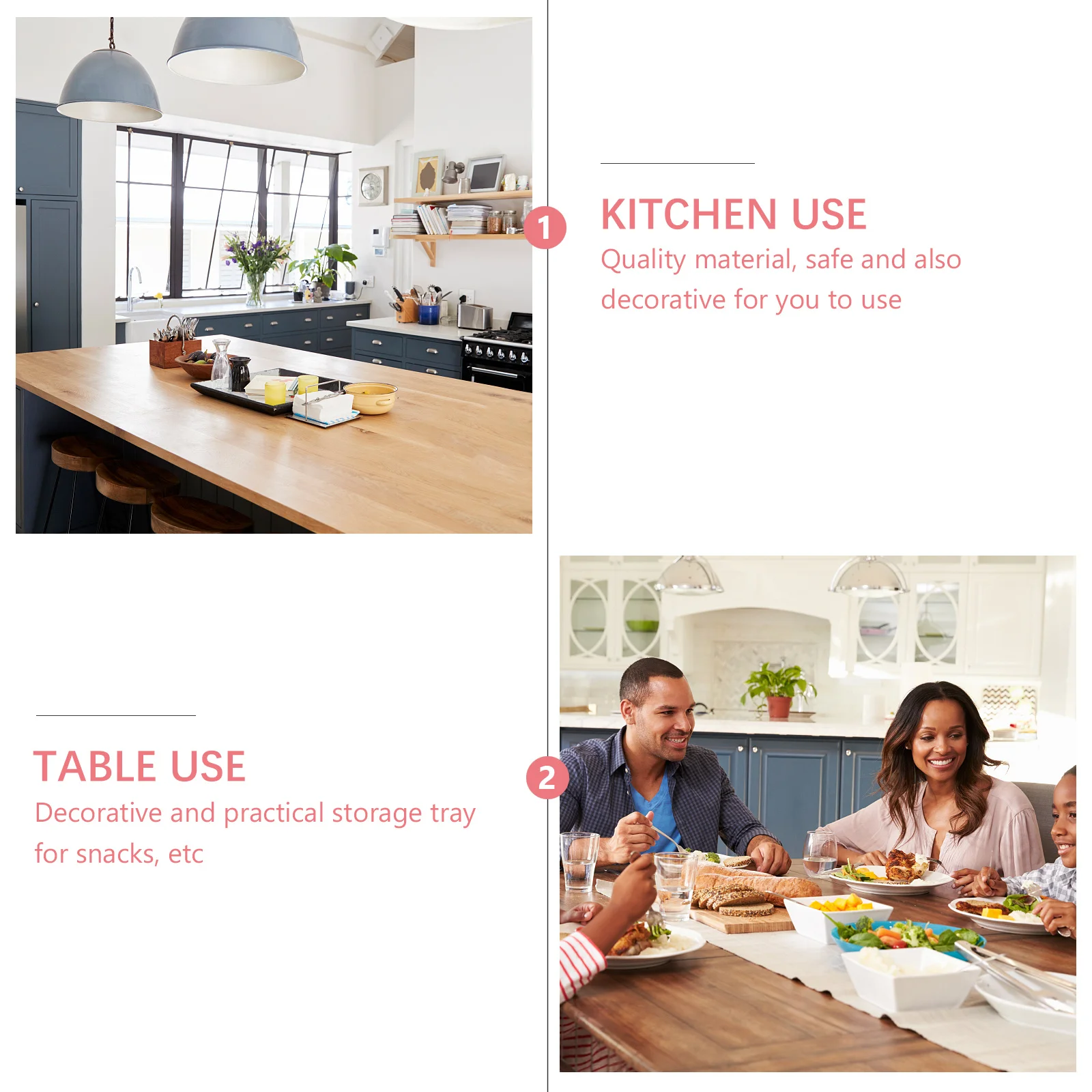 

Retro Style Storage Tray Plate European Mirror Effect Decorative Organizer for Bathroom Kitchen Living Room