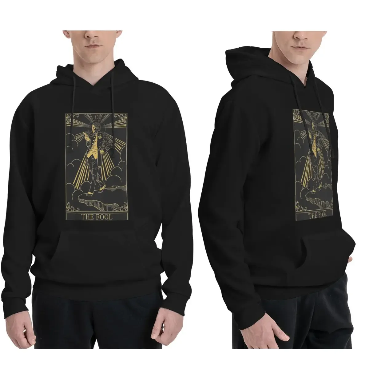 The Fool Ghost Tarot Card Hoodies Men's Women Casual Pullover Sweatshirt Fashion Long Sleeve Hooded Autumn Winter