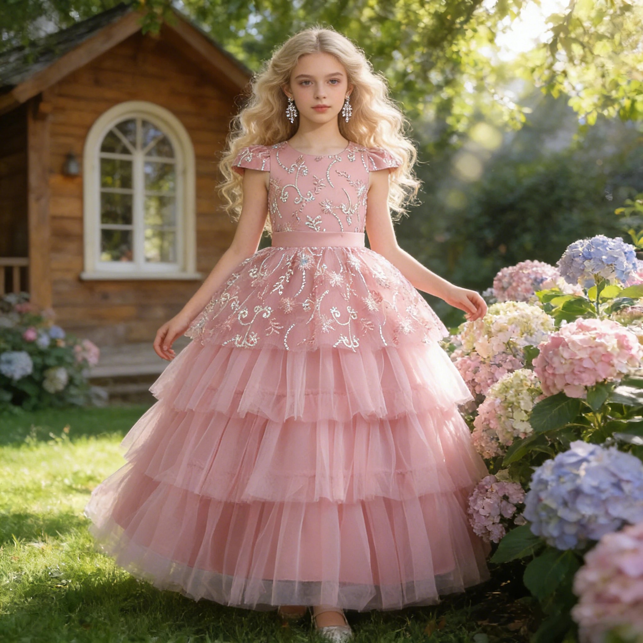 

Летние платья для девочек на вечеринку, элегантные тюлевые свадебные платья принцессы для выпускного вечера, детские платья для девочек с бантом, вечерние наряды на день рождения