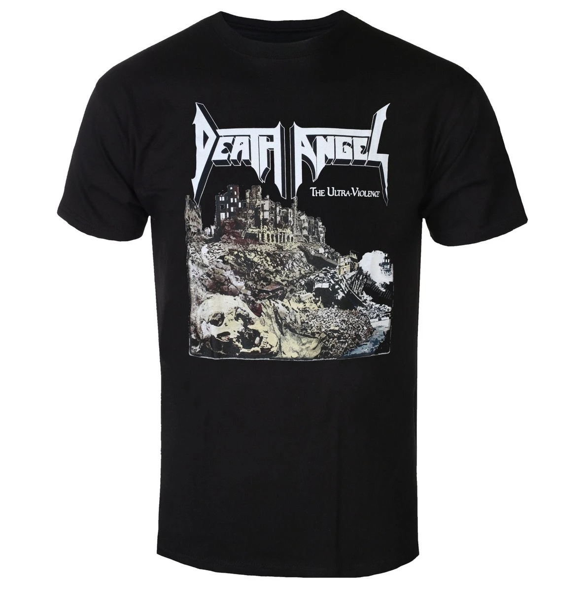 

Death Angel The Ultra Violence с узором и принтом группы, летние роскошные брендовые хлопковые мужские и женские футболки с короткими рукавами