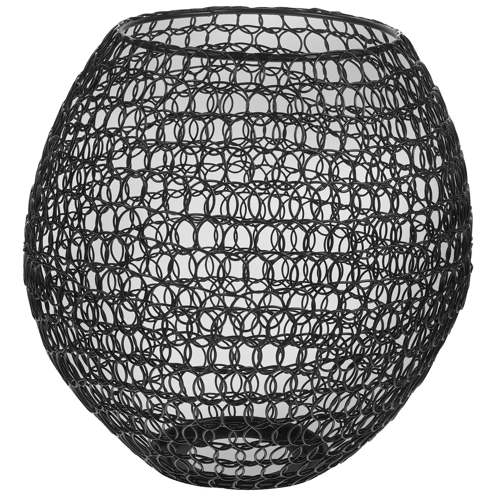 

1pc Iron Lampshade Round Mesh Ball Hollow Out Design For Pendant Ceiling Light Replacement Home Hotel Restaurant