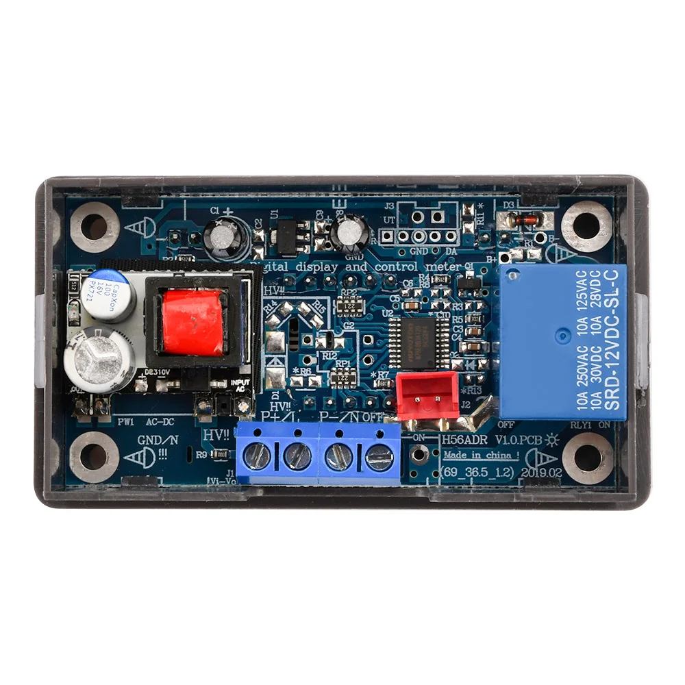 Imagem -02 - Controlador de Temperatura Digital com Display Led Termostato Instrumento de Controle de Calor e Resfriamento Sonda Ntc H56tr ac 220v dc 12 v 24v