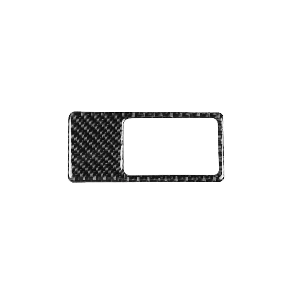 Car Headlight Head Lamp Switch Button Cover For Mazda 3 Axela BM BN 2017 2018 LHD Styling Decoration Trim Carbon Fiber ABS