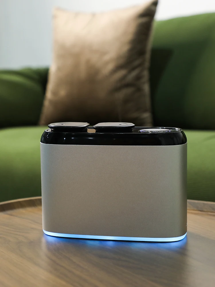 Home Dual Nozzle Elektrische Aroma Diffuser Elektrische Geurverfrisser Binnenluchtverfrisser Luchtbevochtiger Aromatherapie Apparaat Batterij 4000Ah - afbeelding 2
