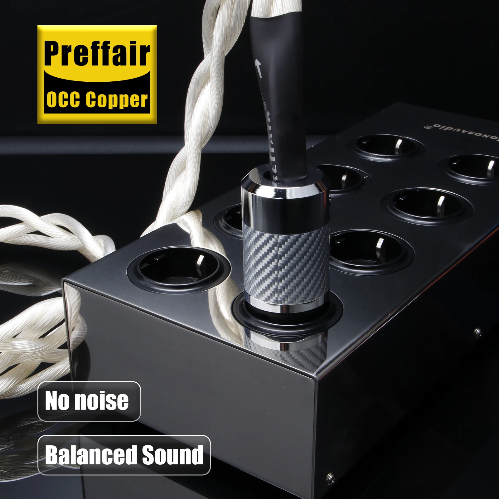 Made of 3 OCC Silver plated HIFI Power cable US/EU AC Audiophile audio amplifier DAC filter Schuko Power Cord Power Line