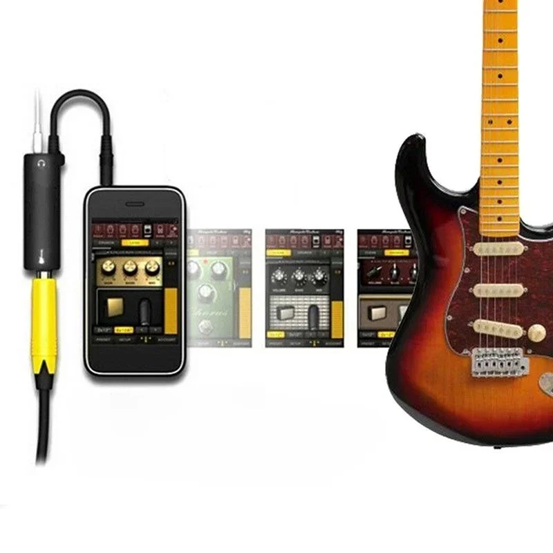 Interfaz de guitarra i-rig, convertidor de repuesto para guitarra para teléfono, interfaz de audio, convertidor de línea irig