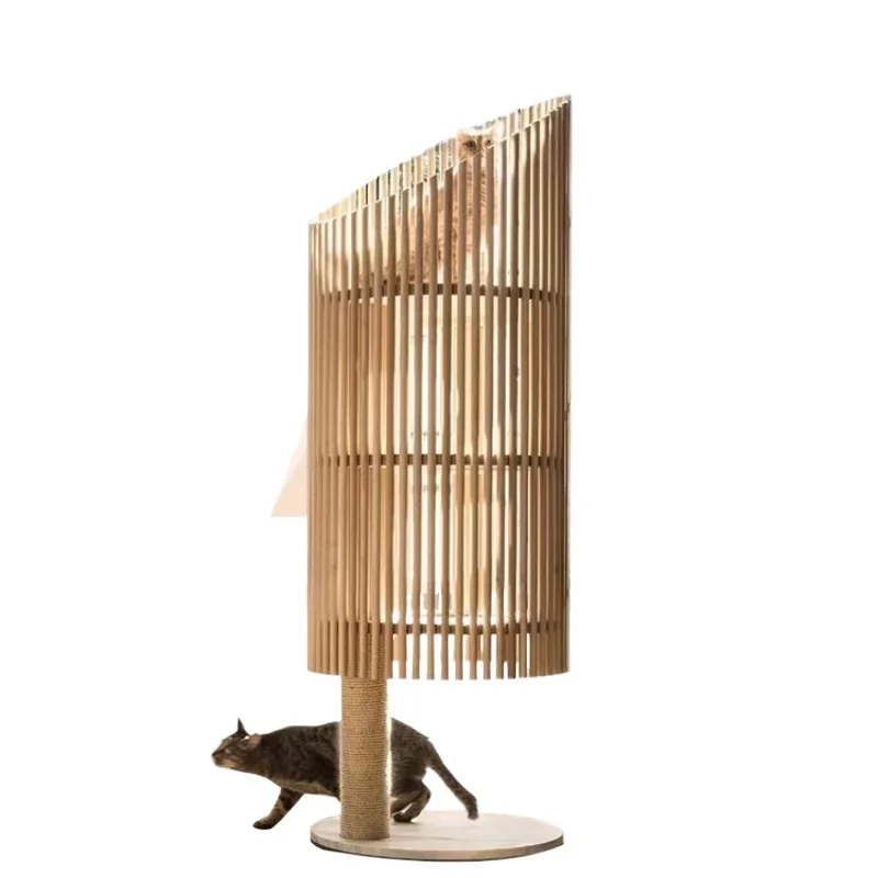 

Cat climbing frame, cat nest, tree integrated, universal sisal scratching board in all seasons, wear-resistant and