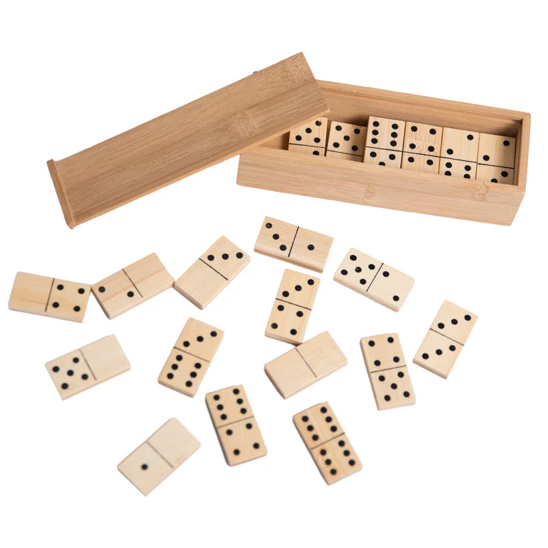 Points, Dragons, Quantity, Cognition, Wooden Domino, Multiple Gameplay, Puzzle Exercise, Patience, Game, Wooden Box Storage