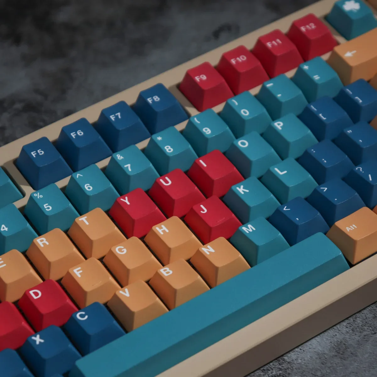 時計-メカニカルキーボードセット,レトロでカラフルなキーキャップ,PBT,昇華型,オリジナル工場,フルセット