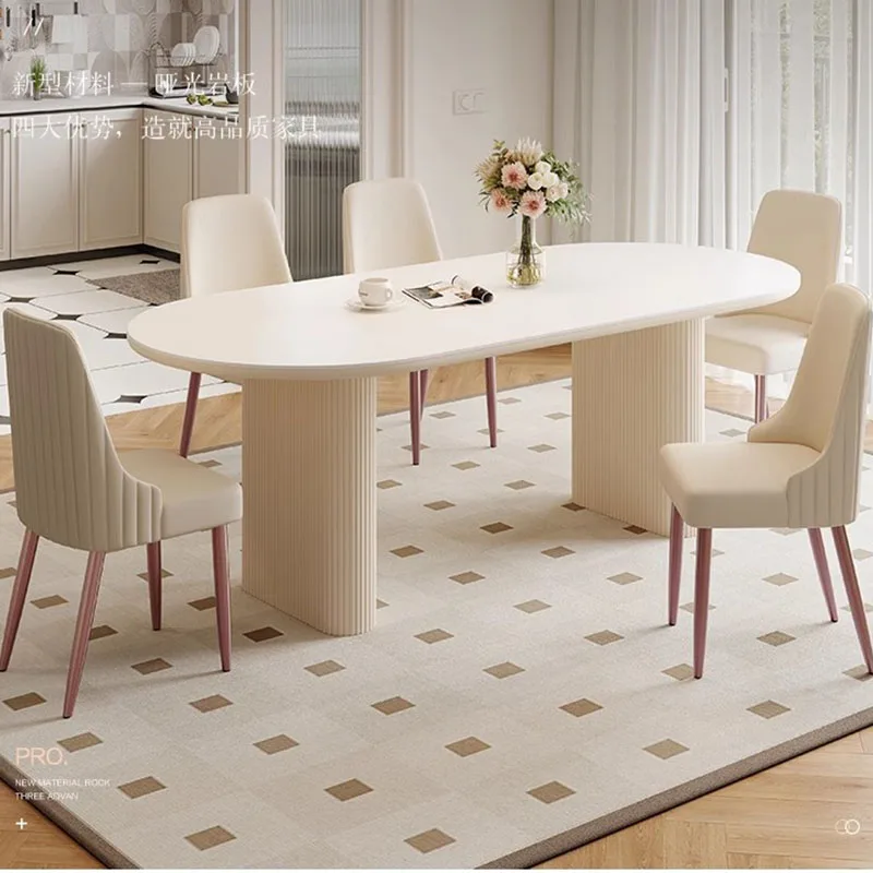 

Individual Dining Table Furniture Luxury Round Plastic Folding Marble Extended Kitchen Islands Mesas Foldable Expandable WJX