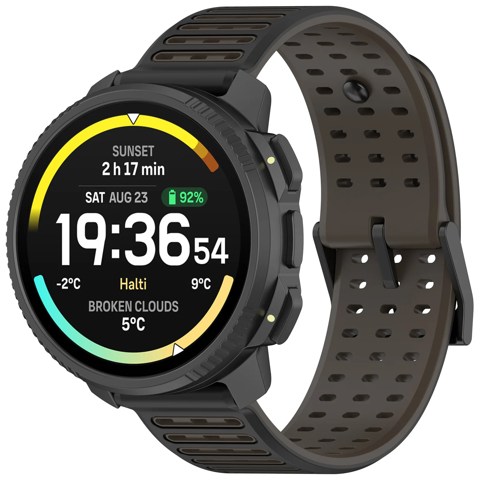 Silikon-Uhrenarmband 22 mm für Suunto Vertical 2/RACE 2 S/Run/Ocean Ersatzband für Suunto 5 9 Peak Pro Armband – Detail 12