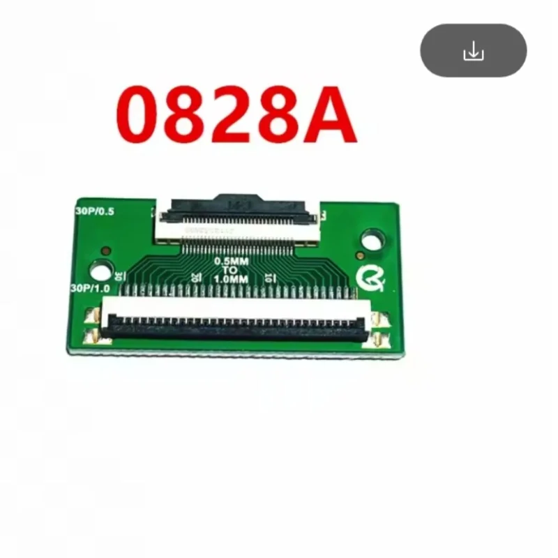 QK0828A/QK0828B HD 30p 0,5mm pitch a 30p 1,0mm pitch 30p 1,0mm pitch a 30p 0,5mm pitch adaptador Board LVDS-FPC-FPC/b