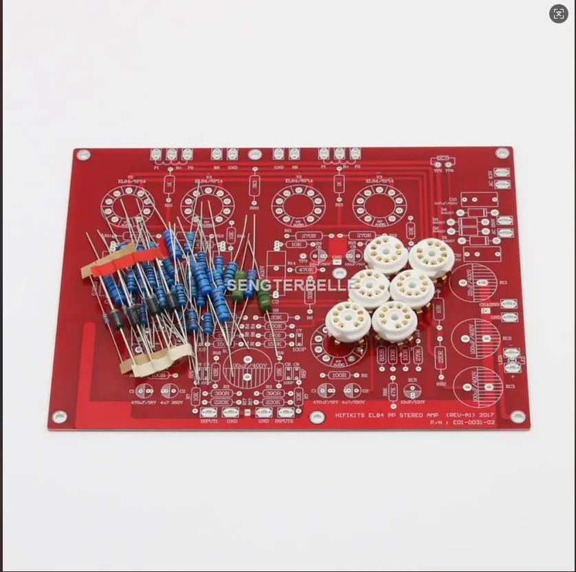 EL84 Stereo Push-Pull Amplifier PCB Hifi Tube Preamplifier Board Kit image 5