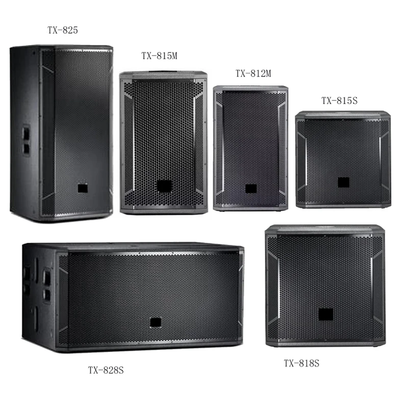 

TX Series 12 15 18 Inch TX815S TX818S TX828S TX812M Sound Equipment/amplifiers/speaker Concert Passive Professional Speakers