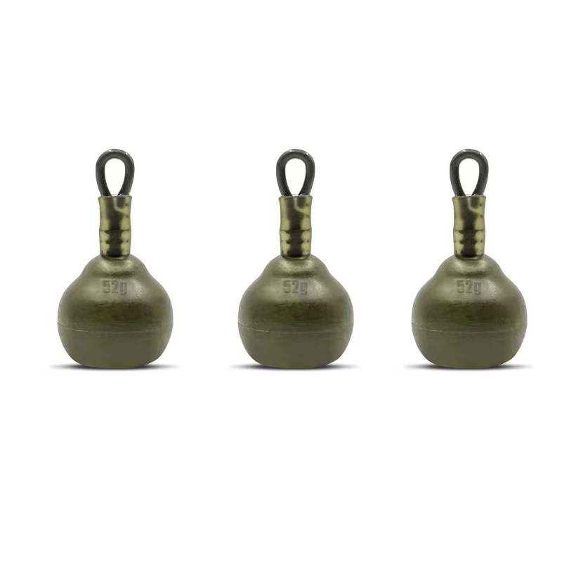 3pcs Fishing Sinkers, Fishing Accessories, Suitable For Carp Fishing