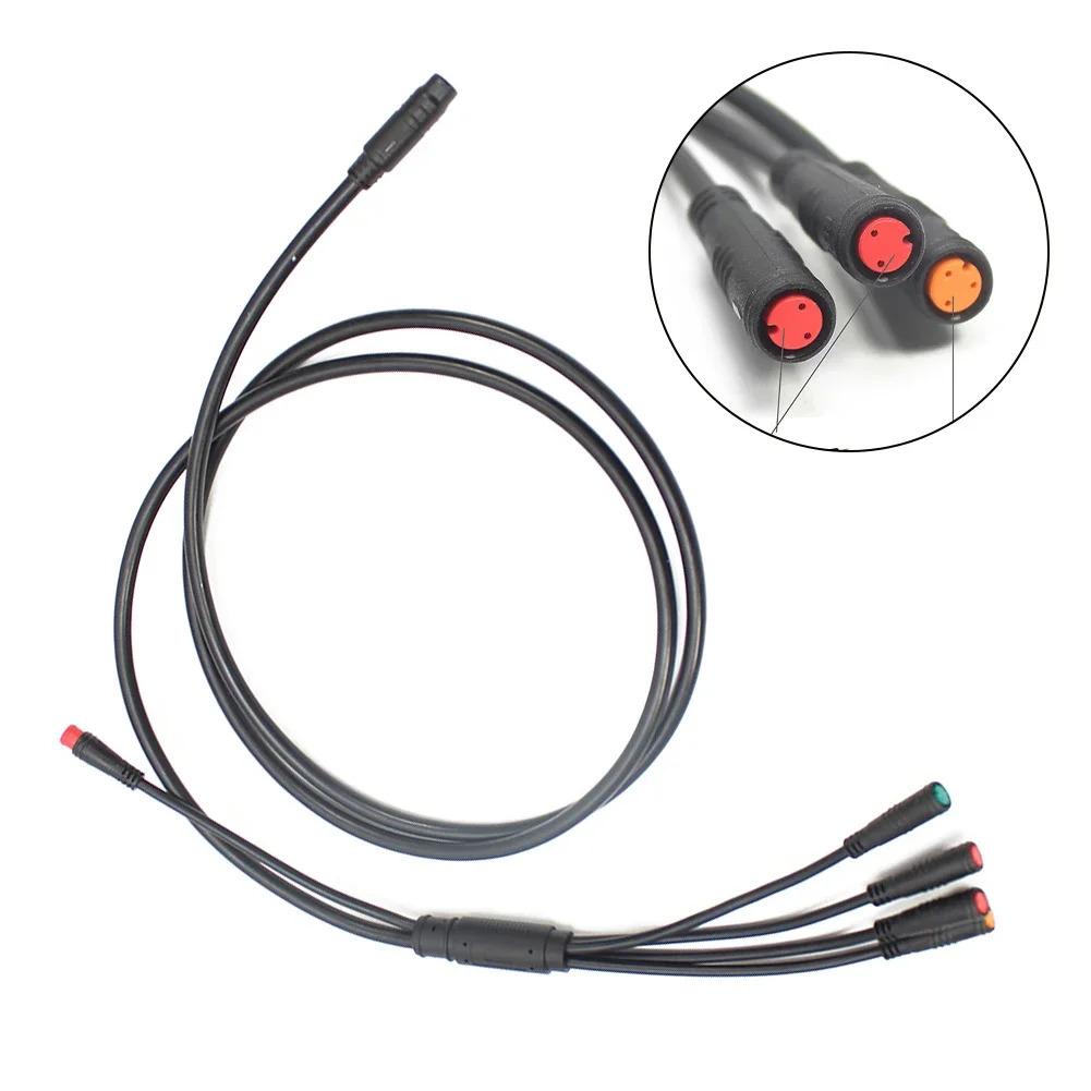 

Electric Bike Controller Cable Waterproof Cable 1T5 E-Bike System Integration Secure Connectors Throttle Control Connector