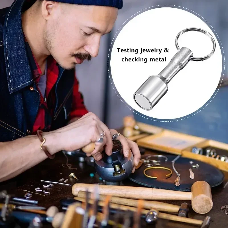 سوبر قوي المغناطيسي جيب المعادن المغناطيس تحقق مفاتيح السيارة المفاتيح سبليت حلقة كيرينغ حامل معلق السنانير أدوات المحمولة في الهواء الطلق #6