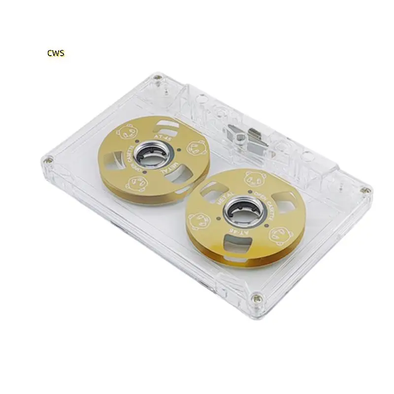 شريط معدني فارغ على الوجهين يمكن تسجيل شريط كاسيت فارغ لمدة 45 دقيقة