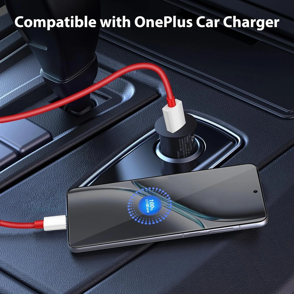 120W Type C USB Super Fast Charging Cable For OnePlus 9 9R 10 Pro 10R 11 11R 12 12R 13 15 Nord 2T 3 CE 2 3 4 Lite 5 6 N200 N300