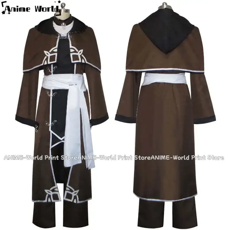 《Custom Size》Anime Jobless Reincarnation Rudeus Greyrat B Edition Cosplay Costume Halloween Clothes