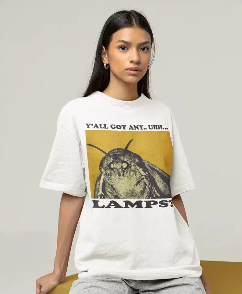 All Got Any Lamps Tshirt -funny graphic tees,funny shirt,moth shirt,moth sweatshirt,moth hoodie,moth gifts,funny meme shirt,moth