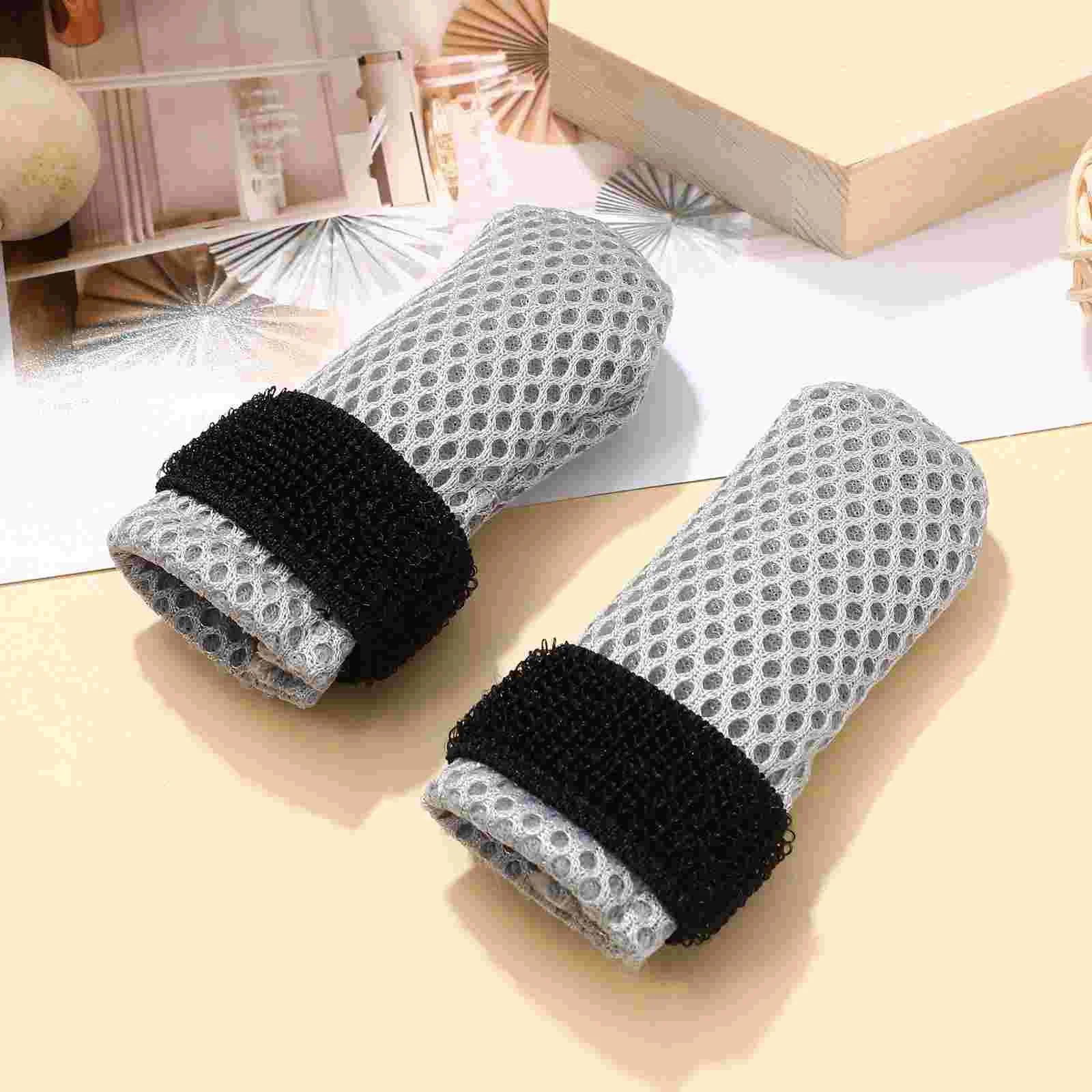 

4 Pcs Cat Shoes Foot Covers Socks for Cats Paw Feet Protector Claw Sleeves Polyester Kitten Caps