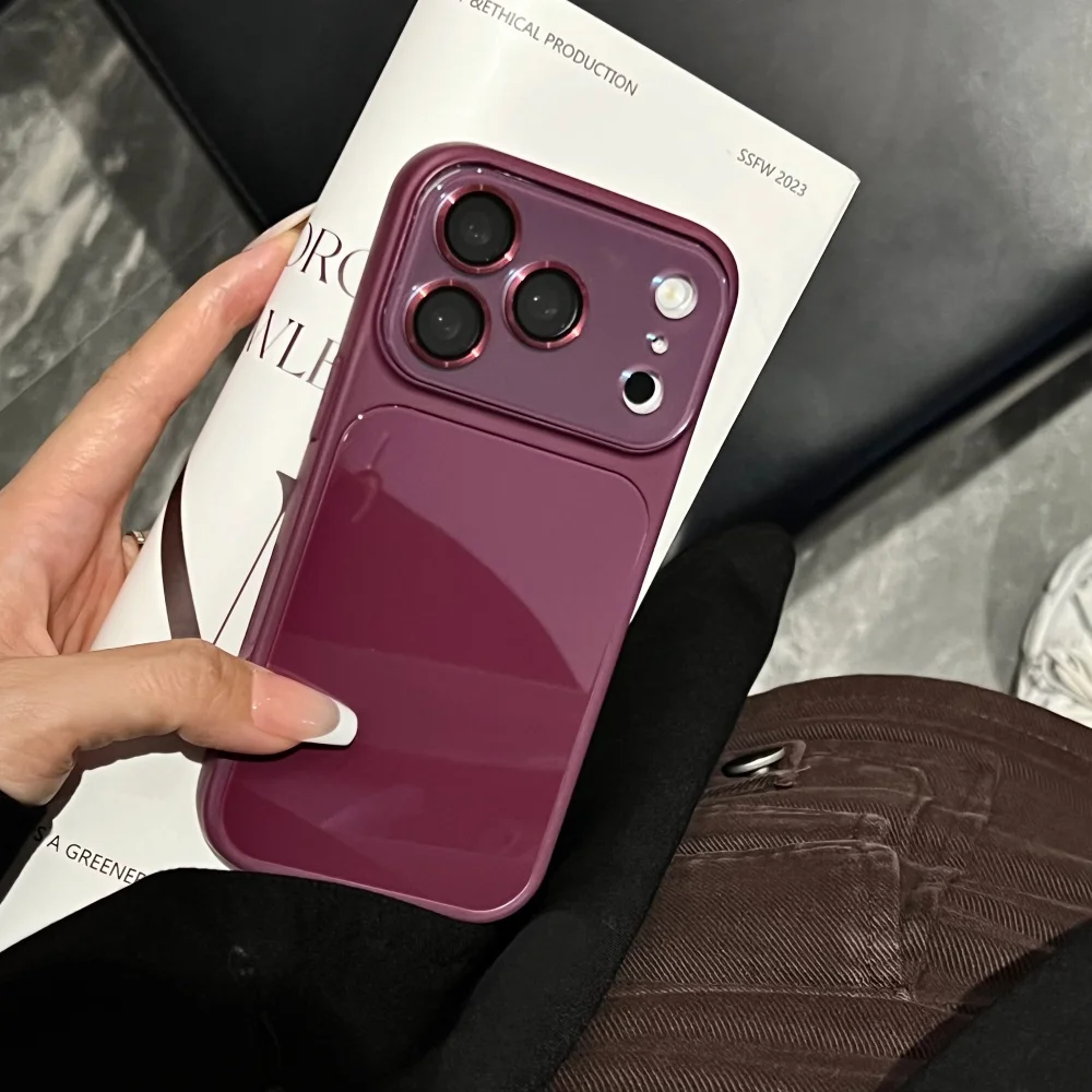 Nouvelle coque de téléphone en verre trempé brillant et résistant aux chocs pour iPhone 18, 17, 16, 15, 14, 13 Pro Max, avec protection de l’appareil photo et grand écran.