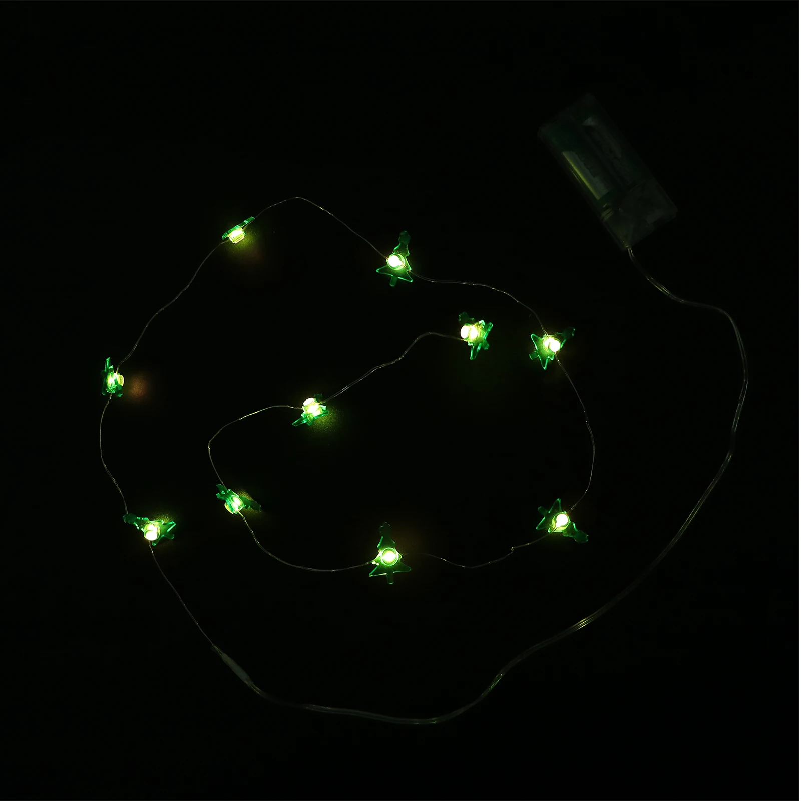 2 Pcs LED Light Decoration Strip Lights Plastic Christmas Warm White