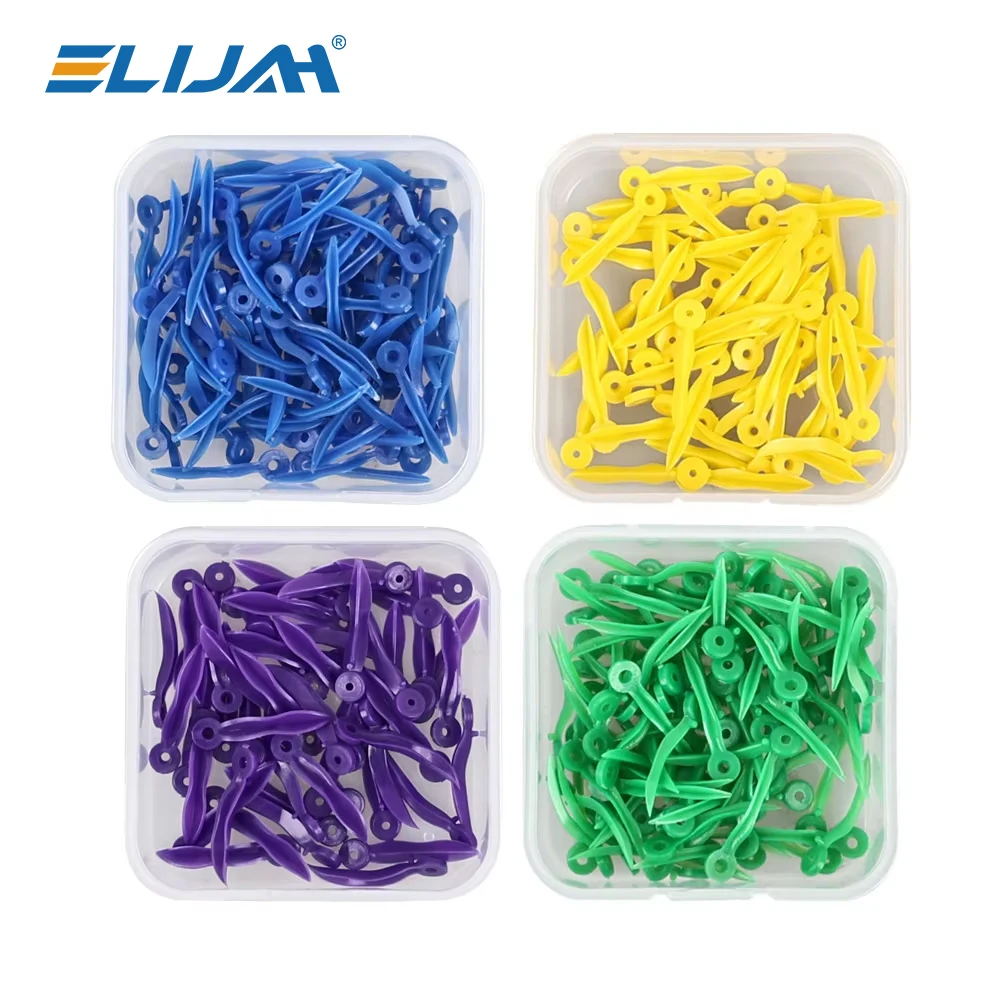 100pcs/Box Dental Wedges Tooth Gap Wedge with Holes Size Large Medium Extra small Small Dentistry Disposable Materials