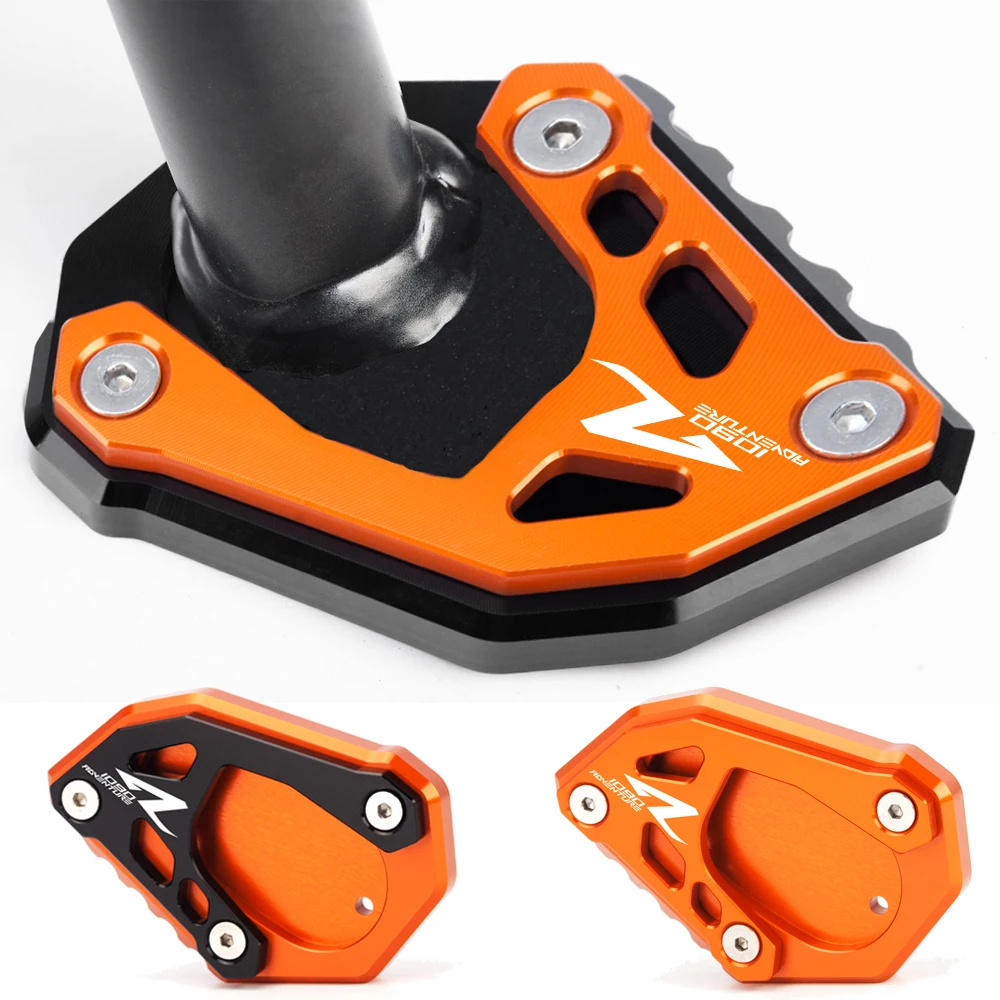 Pour KTM 1050 1190 Aventure 2014-2022 1090 Adv / R 16-22 Moto CNC Béquille Pied Béquille Latérale Extension De Plaque de Support