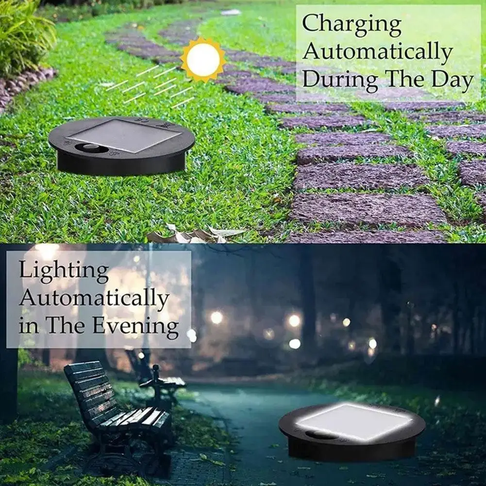LED Solar Lights Replacement Tops Solar Panel Outdoor Lanterns Pathway Waterproof Garden Hanging Accessories Lighting Parts T7V6