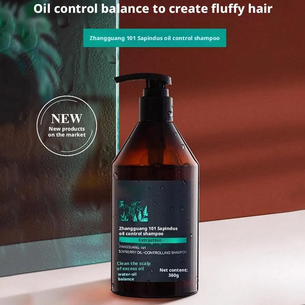 

For Zhang Guang 101 Sapindus Oil - Controlling Shampoo Scalp Hair 360g Balance Fragrance Repair Regulate Oil Shampoo O7B3