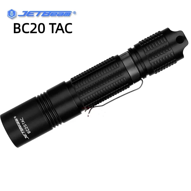 NEWS JETBEAM BC20 TAC Flashlight Rechargeable 1100 LM Cree XP-L HI LED Tail Magnet With 18650 Battery Portable Spootlight