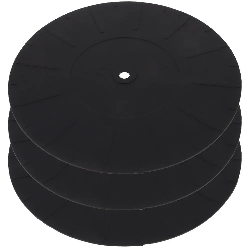 

Набор из 3 силиконовых антистатических ковриков для проигрывателей виниловых пластинок, защитные подкладки для стабильной работы, аксессуары для проигрывателей