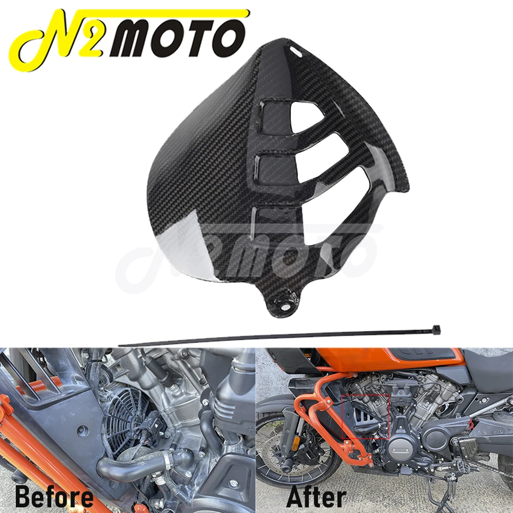 Motorcycle Hot Air Deflector Cover For Harley Pan America 1250 Special RA1250S RA1250 2021-23 Exhaust Fan Heat Insulation Shield