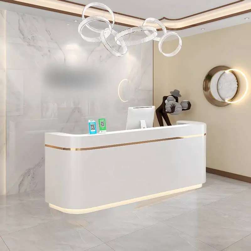 

Стойки ресепшн для отелей и салонов красоты: современные и классические дизайнерские стойки для хранения и приема гостей, мебель для магазинов