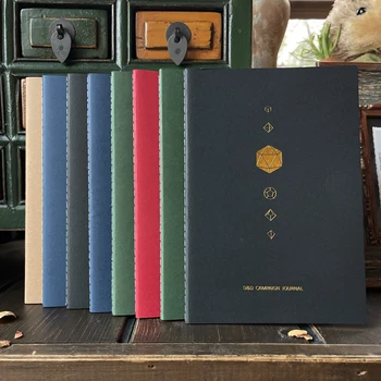 مجلة دفتر DnD 5e | أوراق الشخصيات | أوراق الغش | NPC المقتفي | الخرائط... الكل في واحد | غطاء ورق الحرف | 8 ألوان للاختيار من بينها