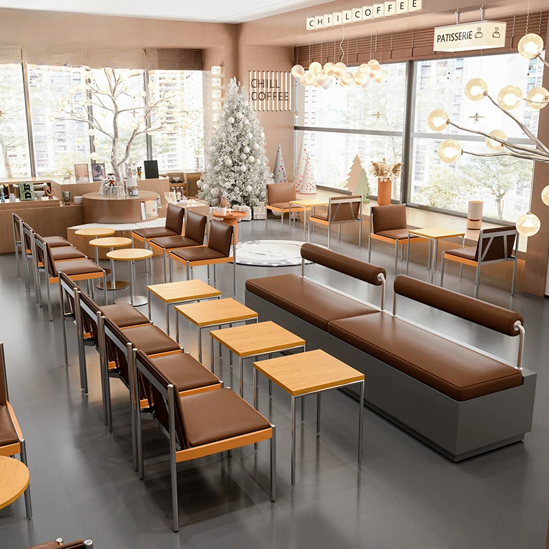 M series coffee shop, milk tea shop, dessert , table and chair combination, card seat, sofa bookstore, rest area, negotiation.