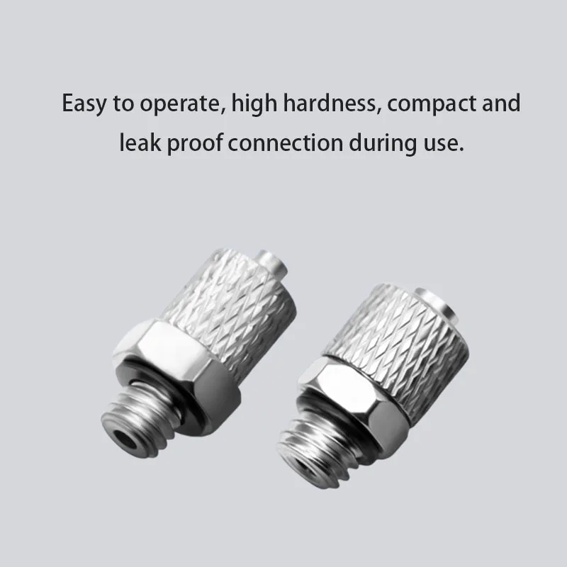 10 piece set of fast rotating straight micro air pipe connector M-5H4 M-3H4 M-4H4 high hardness pagoda shaped connector