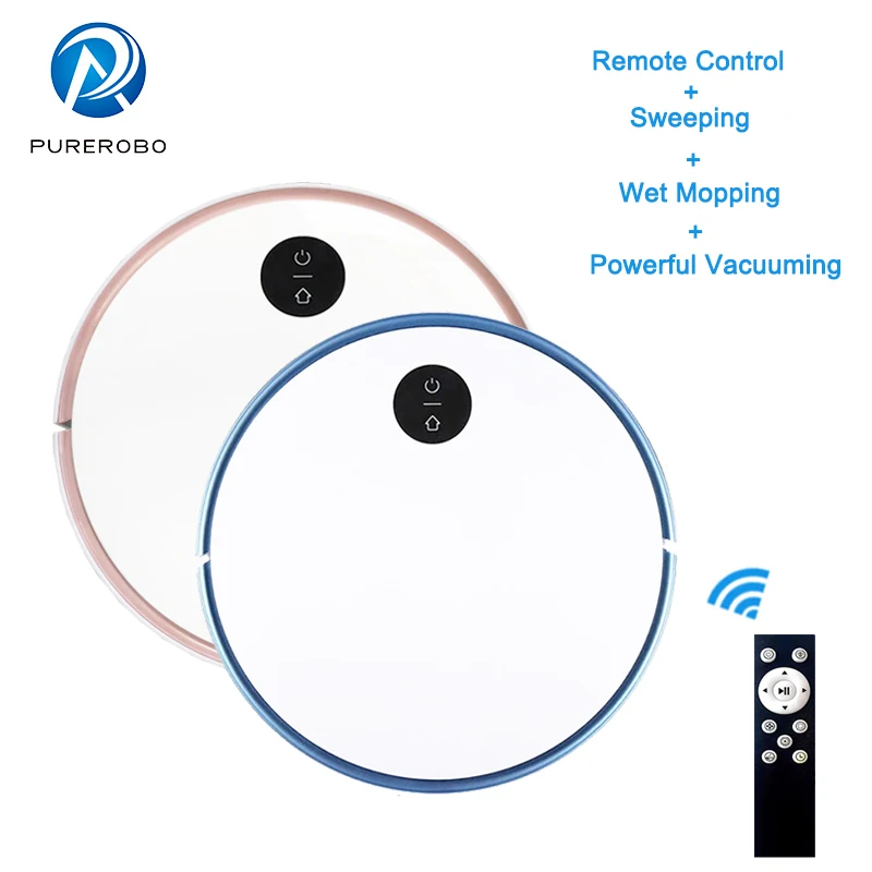 PUREROBO F6 Robot Vacuum Cleaner Wet Dry Smart Home Mop Remote Control Mopping Sweeping Automatic Charging Dust Removal Robot