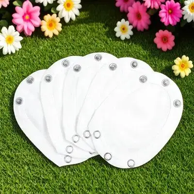 

5pcs Baby Bodysuit Extenders Snap Closure Cotton Fabric Adjustable Size Adapter for Growing Jumpsuits ExtensionBaby Clothing
