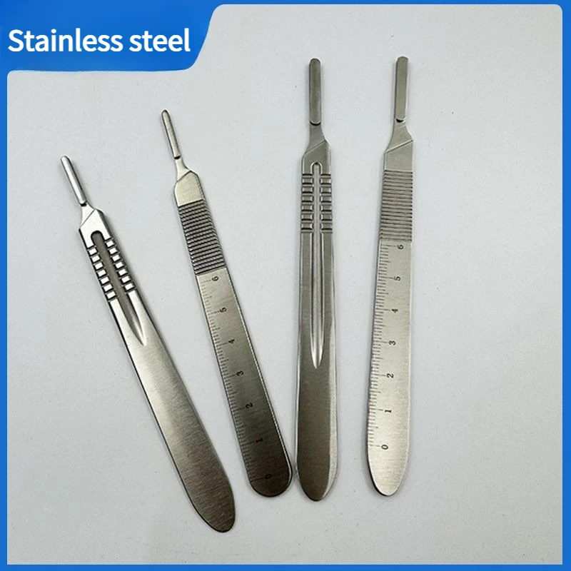 Dental Appliances Medical Grade Surgical Knife Handle 3/4/7 Stainless Steel Thickened Surgical Dissection Carving Knife Mobile