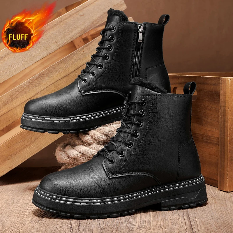 

2025 new style, trendy, fashionable, cotton boots, warm, wear-resistant, comfortable, simple