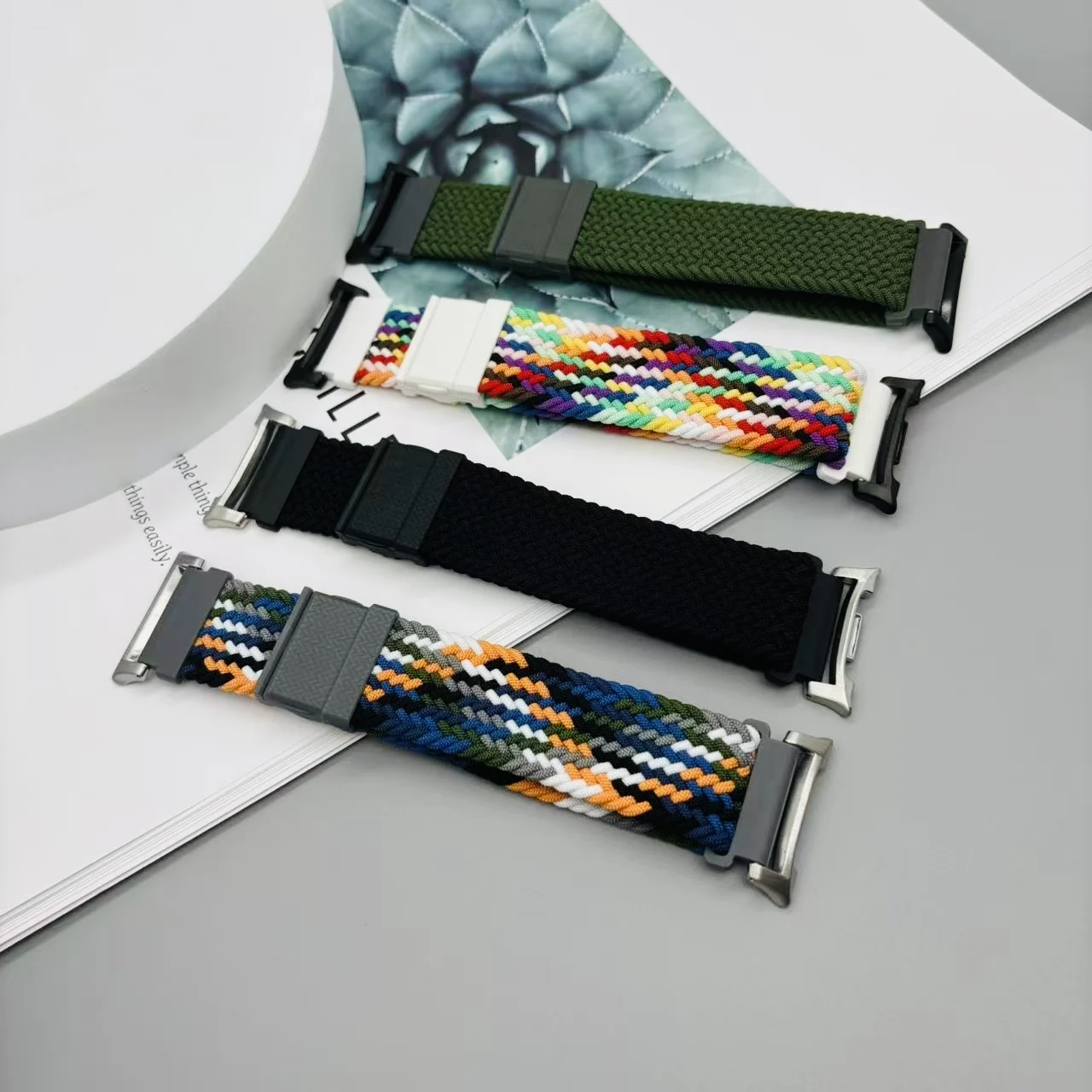 لساعة سامسونج جالاكسي 8 40 44 مللي متر حزام ساعة من النايلون لساعة سامسونج جالاكسي Watch8 الكلاسيكية 46 مللي متر معصمه استبدال اختيار الهدايا