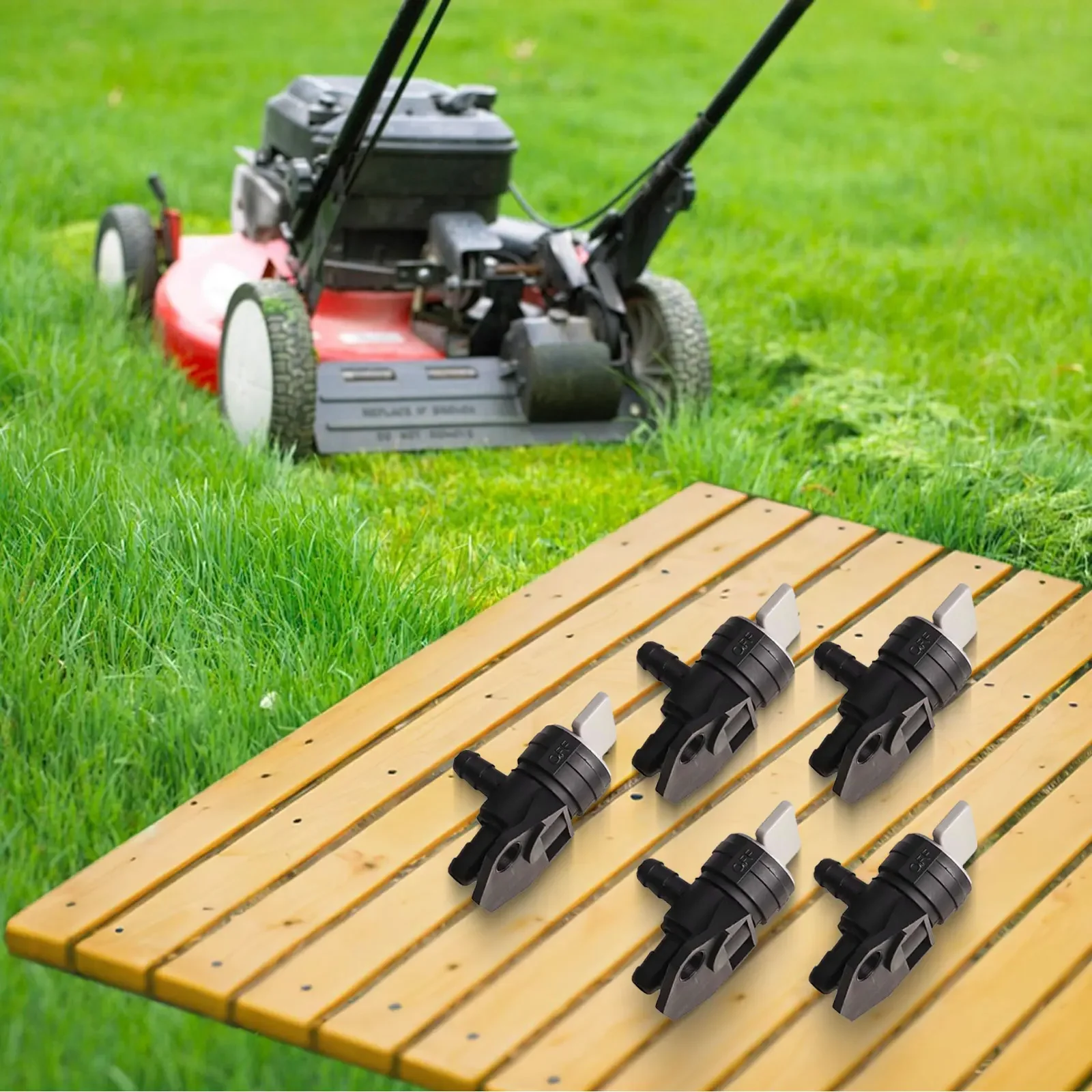 5 عبوات من صمامات إيقاف الوقود لـ GC135 GCV135 لـ GCV160 GCV190 واستبدال OEM المباشر للتحكم الفعال في الوقود