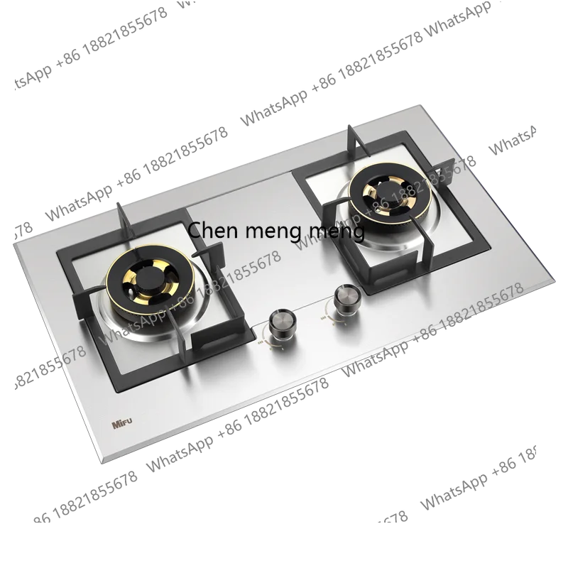 Household fire stainless steel gas stove natural gas table embedded dual-purpose liquefied gas double stove 5