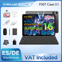 Teclast P30T Case 10.1 Inch Tablet Android 16 Max 12Gb Ram 128Gb Rom T7200 8-Core All-In-One Keyboard/Case/Mouse/Stylus/Headphone