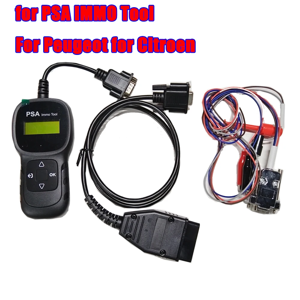 

For PSA IMMO Tool for Peugeot Citroen PIN Code Reader Calculator and IMMO Emulator Mark Key Simulator Programmer Tools